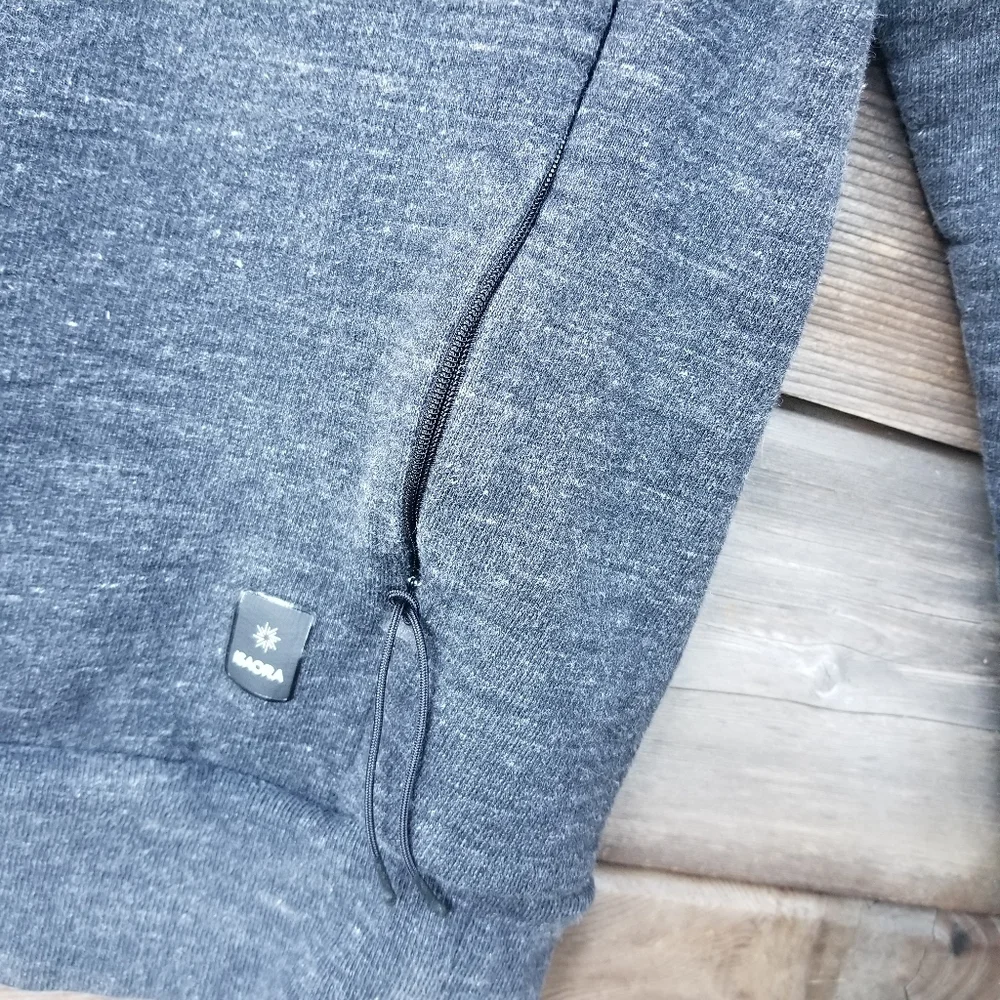 Isaora Small Heavy Sweater, Grey, Small, Featuring Pit Vents - Picture 8 of 8